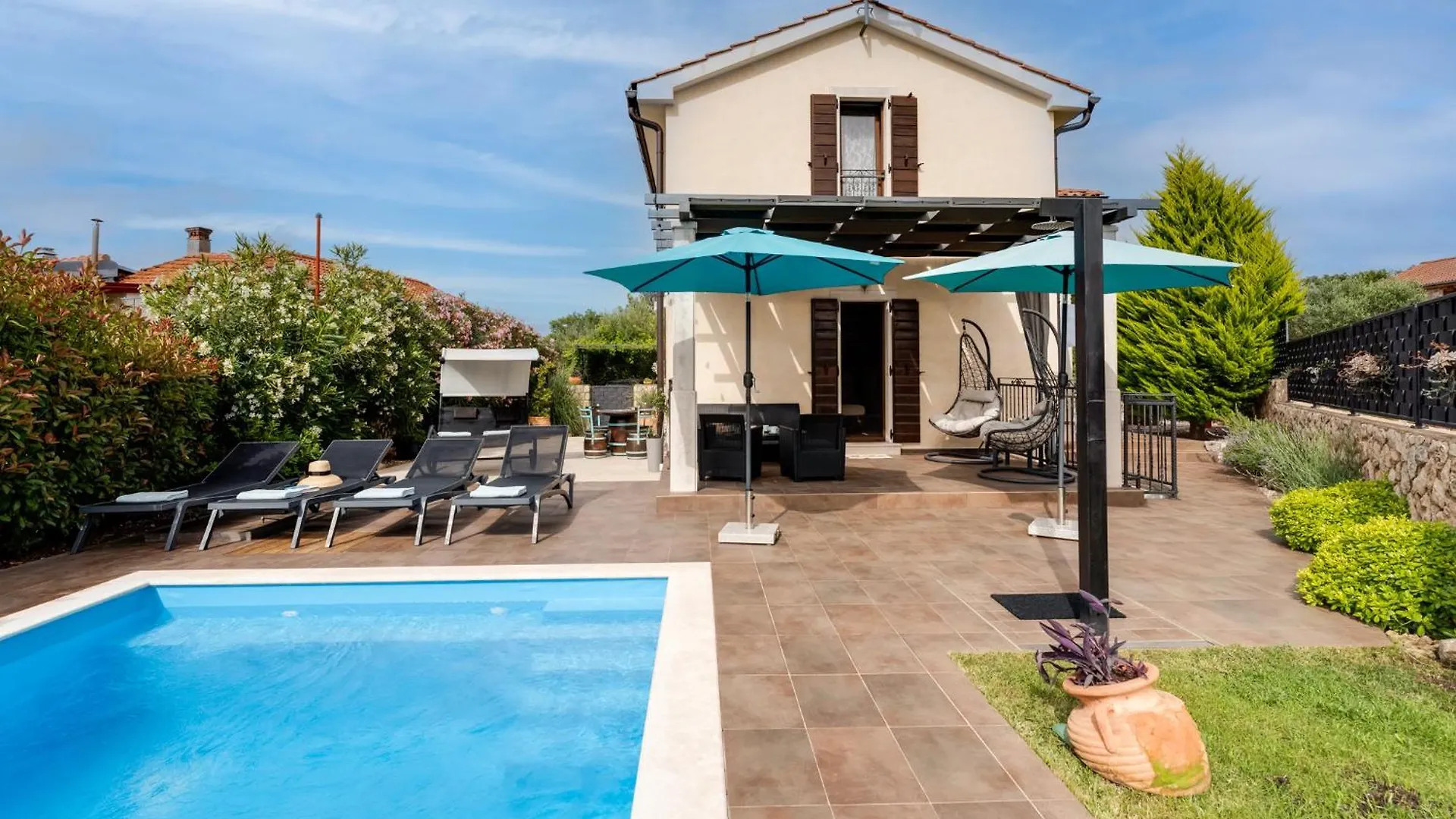 Romantic Villa With Pool, Surrounded By Greenery In Complete Privacy-By Traveler Tourist Agency Krk -Id 2408 Sveti Ivan Dobrinjski Croatia